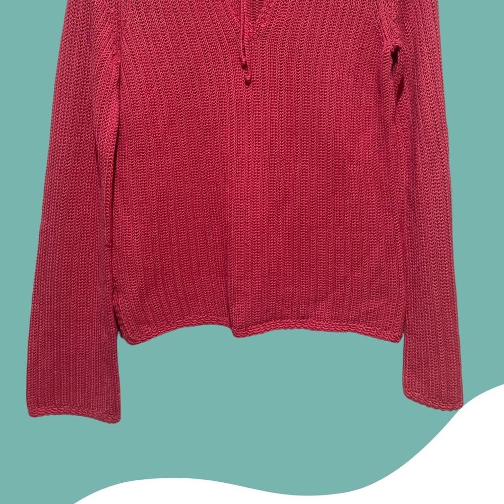 Tommy Bahama Long Sleeve Crochet Top - Picture 4 of 8